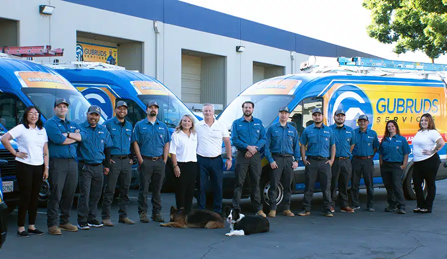 Gubrud's team providing electrical service to Rancho Cordova and the greater Sacramento area.